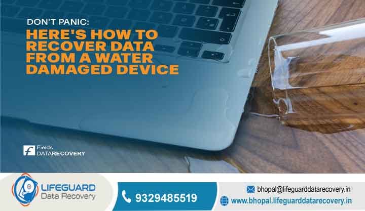 Can water-damaged storage devices be recovered?