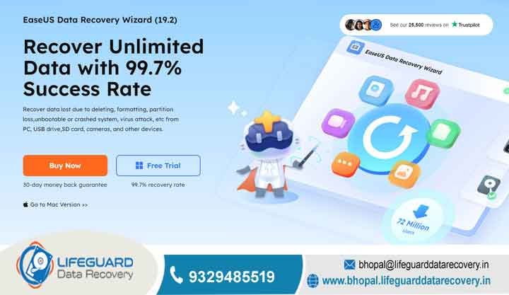 What is the success rate of data recovery?