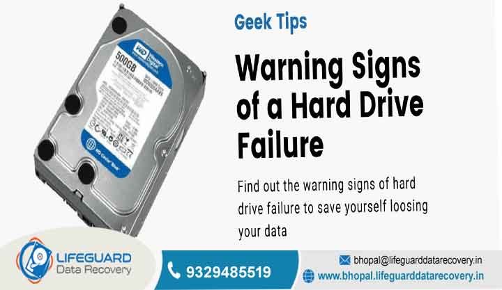 hard disk failure symptoms
