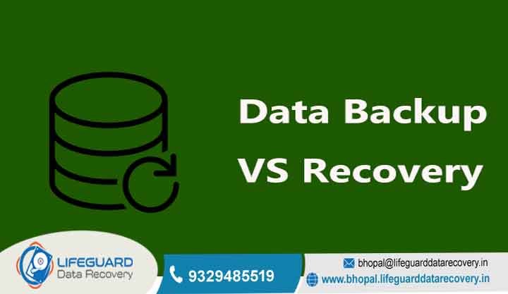 What is the difference between backup and recovery?